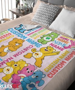 Cute Care Bears & Friends Blanket Fleece Customized Blanket