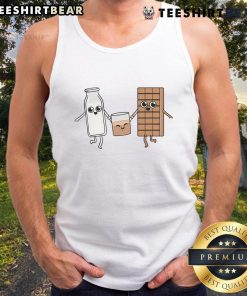 Alt Text: Cute Kawaii Chocolate Milk Lover Tank Top featuring playful design and vibrant colors perfect for chocolate milk fans.