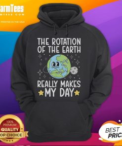 Alt Text: Cute hoodie featuring Earths rotation design, perfect for cozy days and space enthusiasts - Cute-The-Rotation-Of-The-Earth.