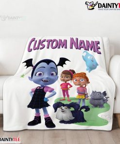 Cute Vampirina & Friends Blanket Fleece Customized Blanket
