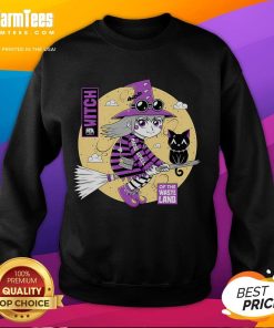 Cute Witch of the Wasteland sweatshirt featuring a whimsical design, perfect for cozy autumn outfits.