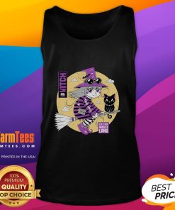 Cute Witch of the Wasteland tank top featuring a whimsical design ideal for casual wear and Halloween festivities.