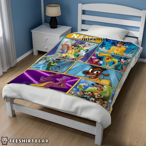 Disney A Goofy Movie Max Goof & Powerline Blanket Fleece Customized Blanket