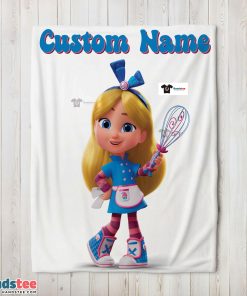 Disney Alice's Wonderland Bakery Blanket Fleece Customized Blanket