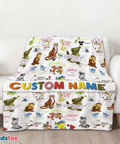 Disney Animal Characters Collage Blanket Fleece Customized Blanket