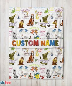 Disney Animal Characters Collage Blanket Fleece Customized Blanket