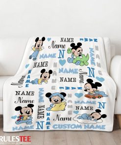 Disney Baby Mickey's Dreamland Blanket Fleece Customized Blanket