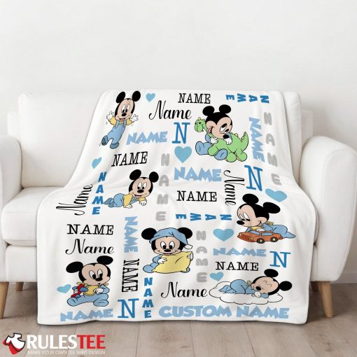 Disney Baby Mickey's Dreamland Blanket Fleece Customized Blanket