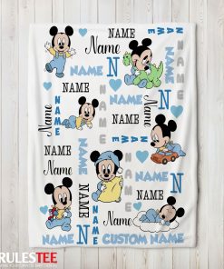 Disney Baby Mickey's Dreamland Blanket Fleece Customized Blanket