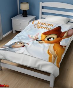 Disney Bambi And Thumper Blanket Fleece Customized Blanket
