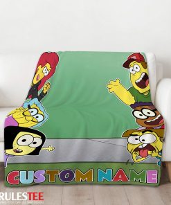 Disney Big City Greens Peeking Family Blanket Fleece Customized Blanket