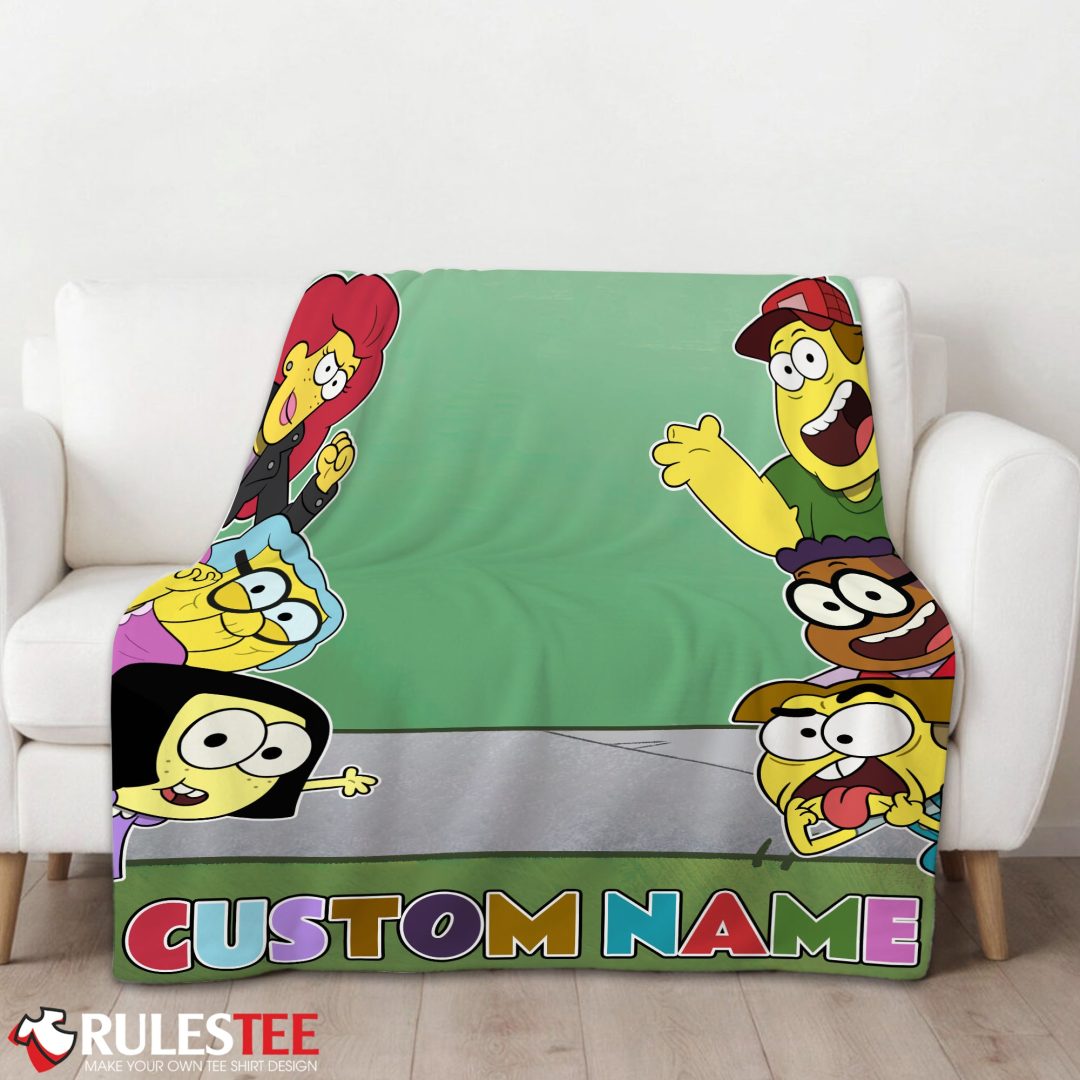 Disney Big City Greens Peeking Family Blanket Fleece Customized Blanket Disney Big City Greens Peeking Family Blanket Fleece Customized Blanket