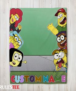 Disney Big City Greens Peeking Family Blanket Fleece Customized Blanket