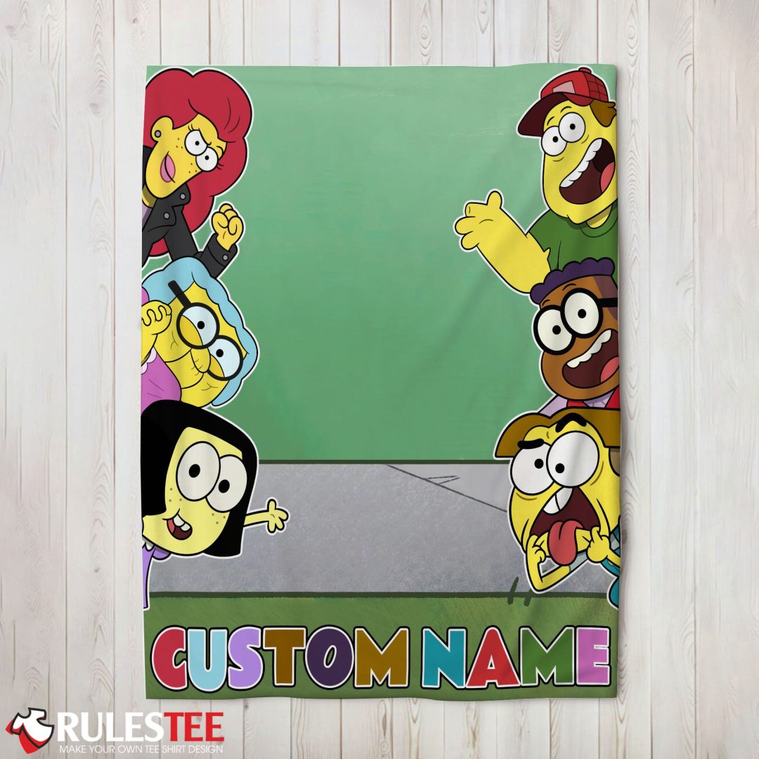 Disney Big City Greens Peeking Family Blanket Fleece Customized Blanket Disney Big City Greens Peeking Family Blanket Fleece Customized Blanket