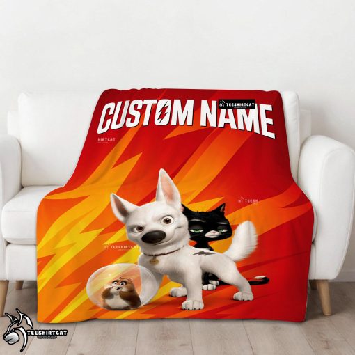 Disney Bolt And Friends Blanket Fleece Customized Blanket