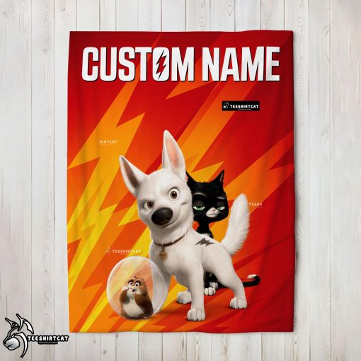 Disney Bolt And Friends Blanket Fleece Customized Blanket