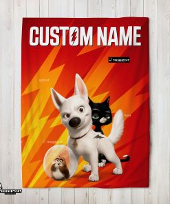 Disney Bolt And Friends Blanket Fleece Customized Blanket