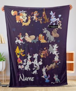 Disney Cartoon All Disney Dog Blanket Fleece Customized Blanket