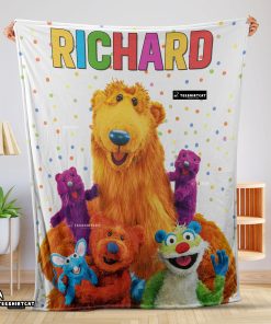 Disney Cartoon Bear In The Big Blue House Blanket Fleece Customized Blanket