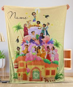 Disney Cartoon Encanto Movie Blanket Customize Blanket