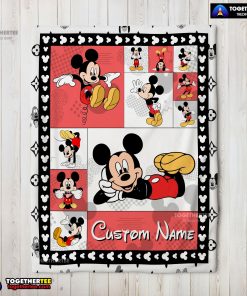 Disney Cartoon Mickey Mouse Blanket Fleece Customized Blanket