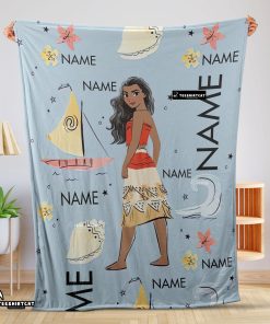 Disney Cartoon Moana Maui Blanket Fleece Customized Blanket