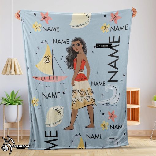 Disney Cartoon Moana Maui Blanket Fleece Customized Blanket