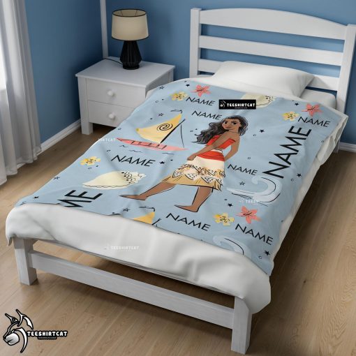 Disney Cartoon Moana Maui Blanket Fleece Customized Blanket