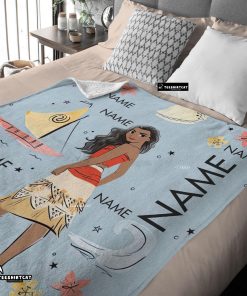 Disney Cartoon Moana Maui Blanket Fleece Customized Blanket