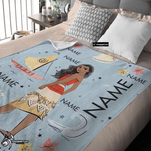 Disney Cartoon Moana Maui Blanket Fleece Customized Blanket