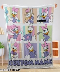 Disney Daisy Duck And Friends Daisy Duck Moods Blanket Customize Blanket