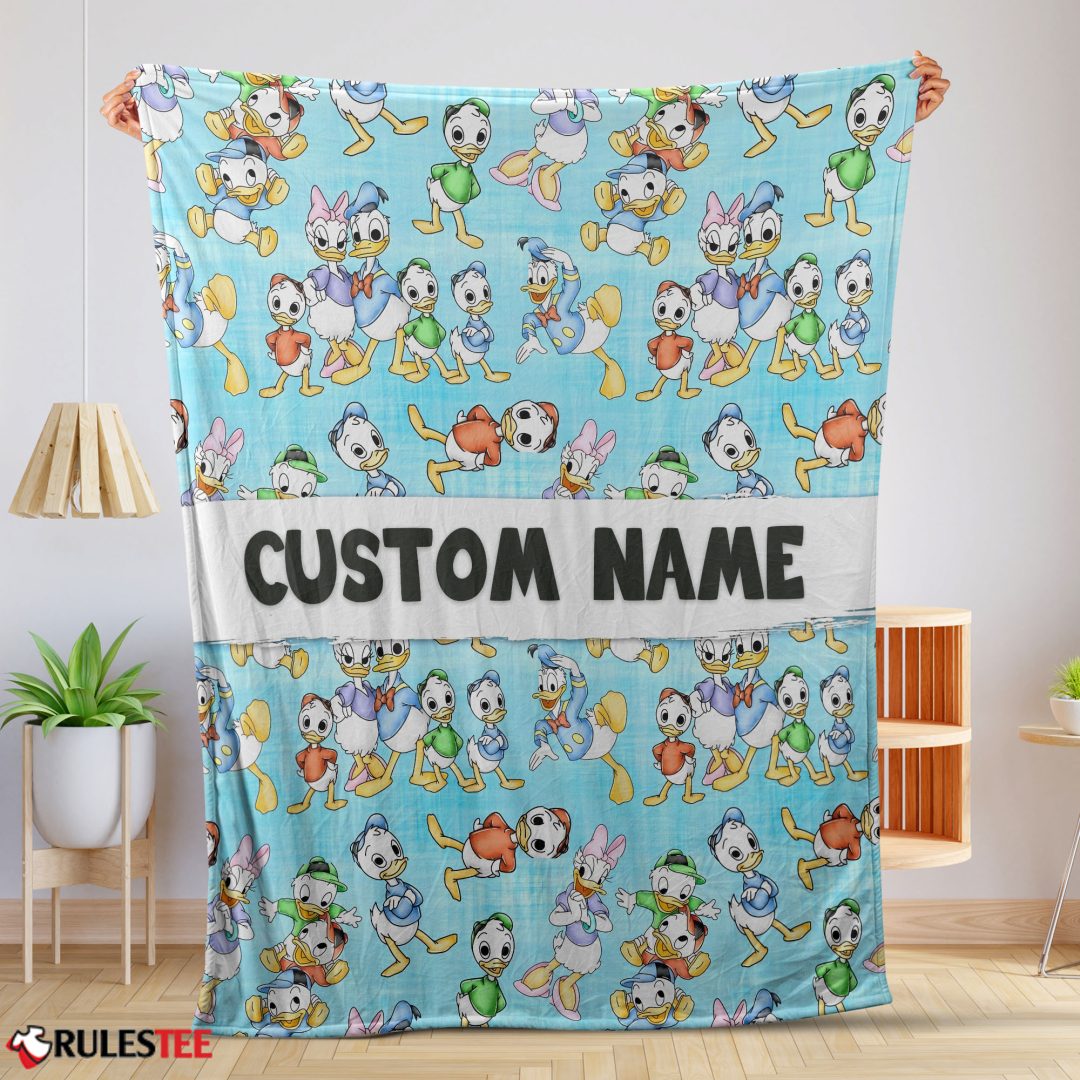 Disney Donald Duck Daisy Huey Dewey Louie Blanket Fleece Customized Blanket-mk-01 Disney Donald Duck Daisy Huey Dewey Louie Blanket Fleece Customized Blanket-mk-01