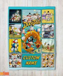 Disney Ducktales Cartoon Collage Blanket Fleece Customized Blanket