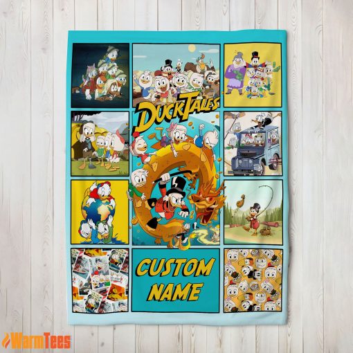 Disney Ducktales Cartoon Collage Blanket Fleece Customized Blanket