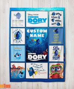 Disney Finding Dory What Would Dory Do Collage Blanket Fleece Customized Blanket