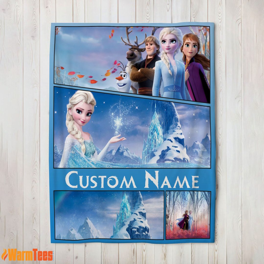 Disney Frozen Elsa & Friends Journey Collage Blanket Fleece Customized Blanket Disney Frozen Elsa & Friends Journey Collage Blanket Fleece Customized Blanket