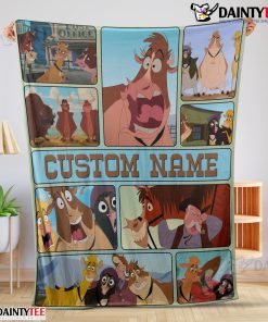 Disney Home On The Range Poster Blanket Fleece Customized Blanket