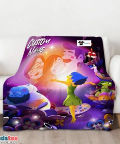 Disney Inside Out Family Unite Blanket Fleece Customized Blanket