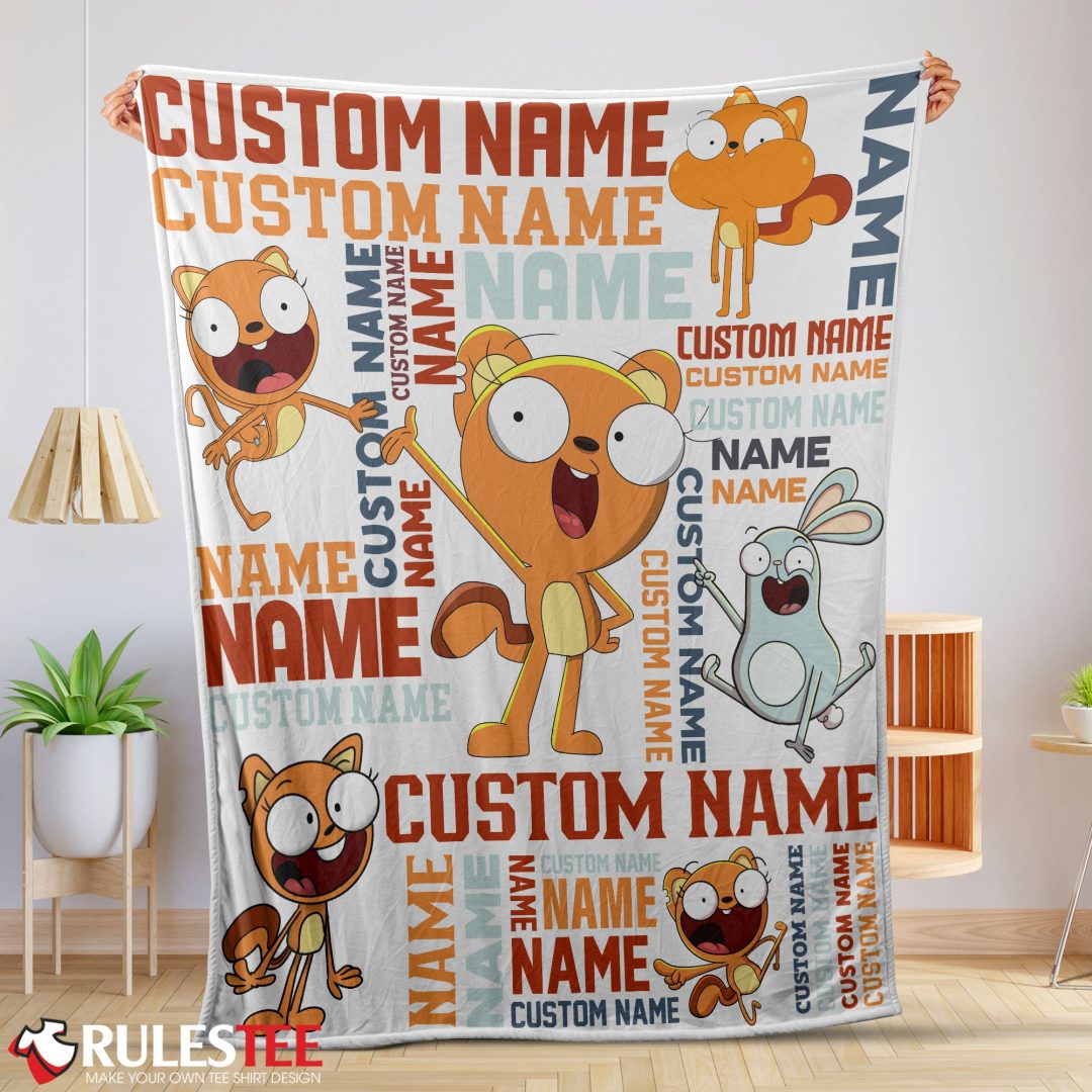 Disney Kiff Chatterley & Barry Buns Blanket Fleece Customized Blanket Disney Kiff Chatterley & Barry Buns Blanket Fleece Customized Blanket