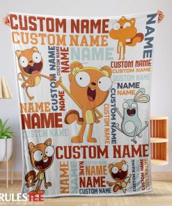 Disney Kiff Chatterley & Barry Buns Blanket Fleece Customized Blanket
