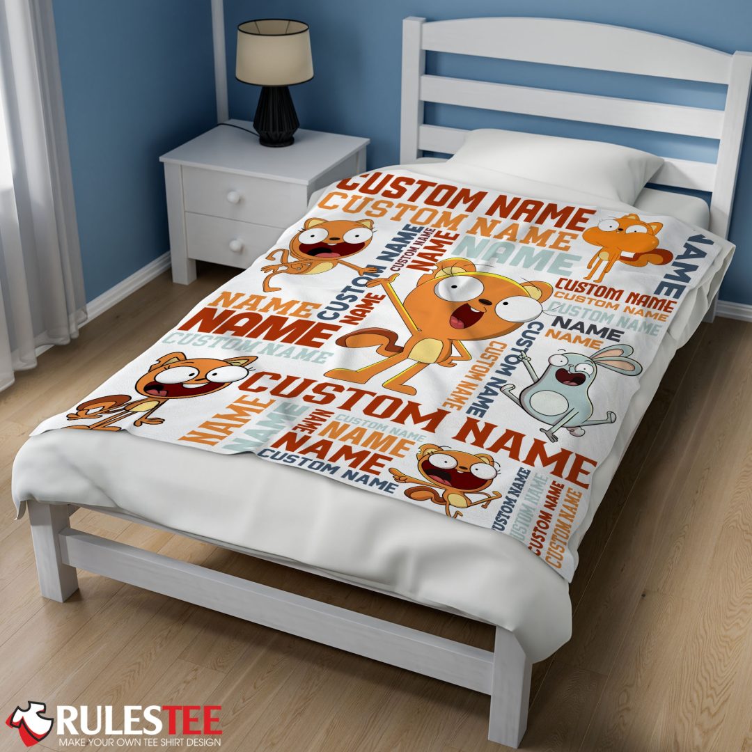 Disney Kiff Chatterley & Barry Buns Blanket Fleece Customized Blanket Disney Kiff Chatterley & Barry Buns Blanket Fleece Customized Blanket