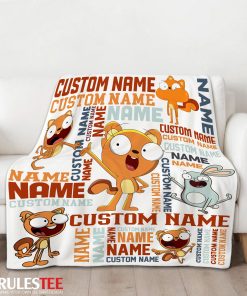 Disney Kiff Chatterley & Barry Buns Blanket Fleece Customized Blanket