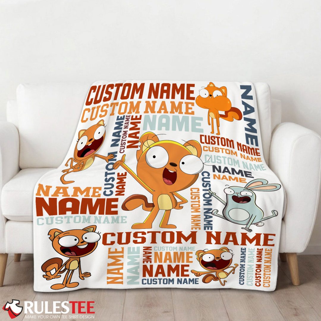 Disney Kiff Chatterley & Barry Buns Blanket Fleece Customized Blanket Disney Kiff Chatterley & Barry Buns Blanket Fleece Customized Blanket