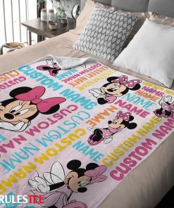 Disney Minnie Mouse Blanket Fleece Customized Blanket