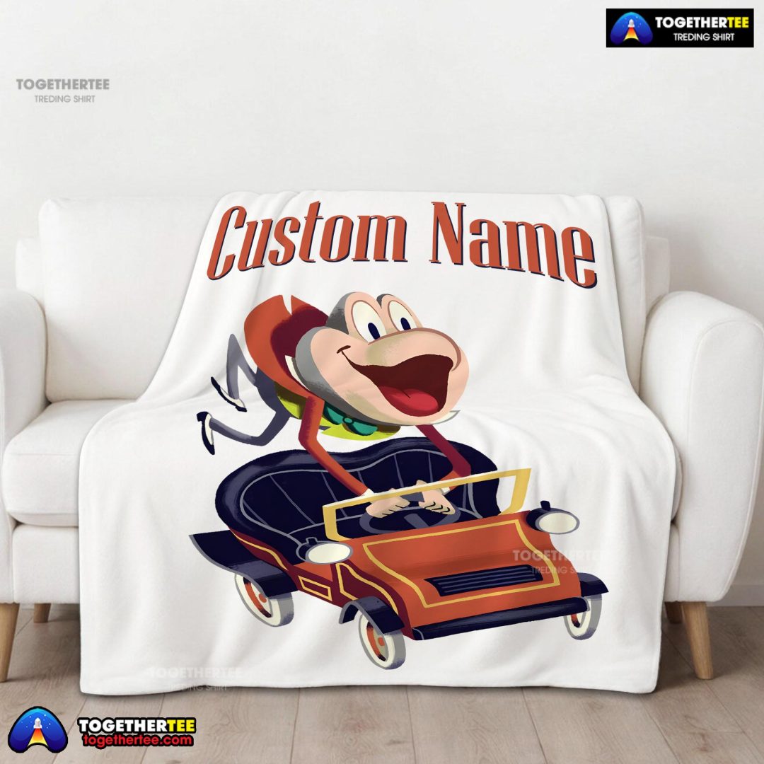 Disney Mr Toad Vintage Cartoon Blanket Fleece Customized Blanket Disney Mr Toad Vintage Cartoon Blanket Fleece Customized Blanket