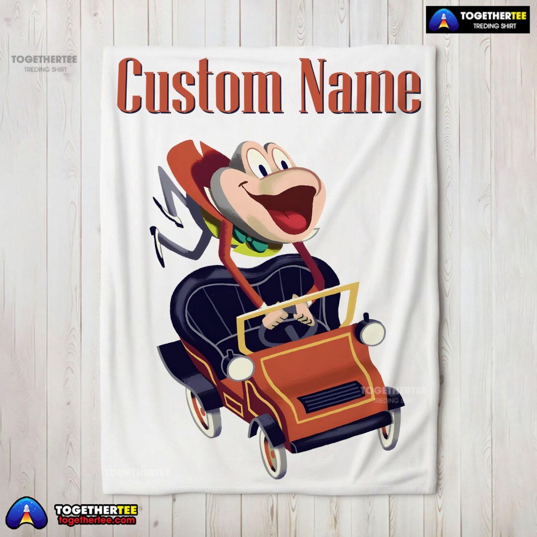 Disney Mr Toad Vintage Cartoon Blanket Fleece Customized Blanket Disney Mr Toad Vintage Cartoon Blanket Fleece Customized Blanket