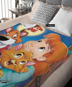 Disney Oliver & Company Jenny Foxworth Oliver Dodger Blanket Fleece Customized Blanket