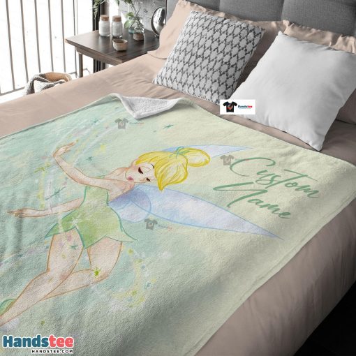 Disney Peter Pan Tinker Bell Blanket Fleece Customized Blanket