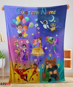 Disney Pixar Cartoon All Story Velveteen Cute Blanket Fleece Customized Blanket
