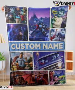 Disney Pixar Onward Magical Journey Collage Blanket Fleece Customized Blanket
